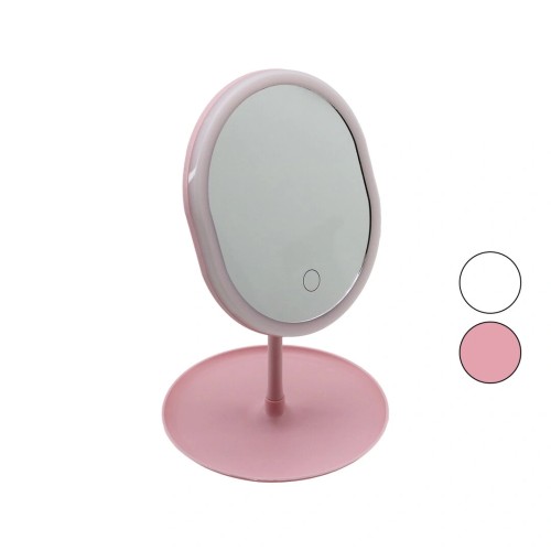 YCK-44 YUVARLAK MAKYAJ AYNASI LEDLİ