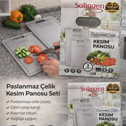 SOLİNGEN 2'Lİ KESME TAHTASI*12*