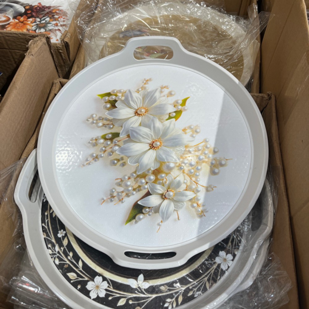 as-142-g saray yuvarlak tepsi*24*