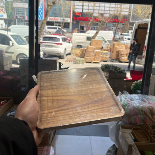 dmr-9837 akasya kare ayaklı sunumluk*60*